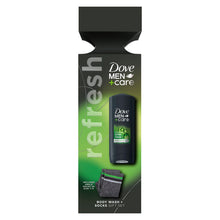 Load image into Gallery viewer, Dove Men+Care Refresh Extra Fresh Bodywash Gift Set for Him with Ankle Socks