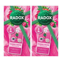 Load image into Gallery viewer, Radox Cleanse &amp; Revive Shower Gel &amp; Bath Bomb Gift Set for Her w/ Shower Steamer