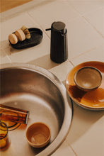 Load image into Gallery viewer, COSMIC Avenir Soap Dispenser, Polygonal, 200ML, Black Recycled Plastic
