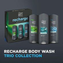 Load image into Gallery viewer, Dove Men+Care Gift Set Recharge Trio Clean Comfort Extra Fresh Eucalyptus Mint