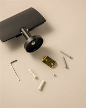 Load image into Gallery viewer, COSMIC Toilet Roll Holder Black Matte, Screw Mount, 12.5x10.1x5.7 cm