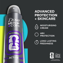 Load image into Gallery viewer, Dove Men+Care Anti-Perspirant FIFA Limited Edition Deodorant Spray 200ml, 6 Pack