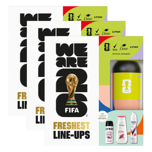 Freshest Line-Ups FIFA Gift Set for Her Body Wash, Spray & Water Bottle