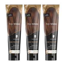 Load image into Gallery viewer, Schwarzkopf Hair Gloss Shine Light Brown, Beige Blonde &amp; Cacao Brown, 150ml