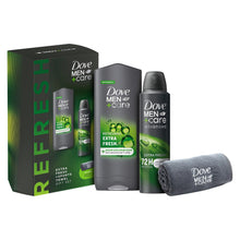 Load image into Gallery viewer, Dove Men+Care Extra Fresh Duo and Lynx Africa Duo Gift Set Bundle for Him
