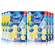 Load image into Gallery viewer, Bloo Toilet Rim Blocks Colour Active+ Lemon for Anti-Limescale Effect, 6 Pack