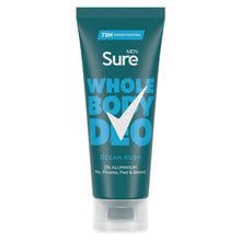 Load image into Gallery viewer, Sure Men Whole Body Deodorant Cream Ocean Rush with 72H Odour Control 75ml, 6 Pk