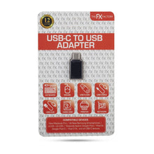 Load image into Gallery viewer, FX USB C to USB Adapter for All Type C Devices, Black