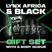 Load image into Gallery viewer, Lynx Africa &amp; Black Bumper Gift Set, Daily Freshness Kit with Spray &amp; Bodywash