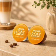 Load image into Gallery viewer, Nescafe Dolce Gusto Coffee Pods Caps Box of 16 Latte Macchiato
