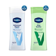 Load image into Gallery viewer, Vaseline Intensive Care Body Lotion Advanced Repair &amp; Aloe Soothe 400ml, 6Pk