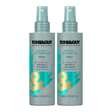 Load image into Gallery viewer, 2 Pack of 75ml or 200ml Toni &amp; Guy Sea Salt Texturising Spray for Beachy Waves