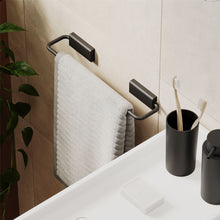 Load image into Gallery viewer, Cosmic Towel Rail Black Matte | Screws Install | 30.8x6.5x3.2 cm