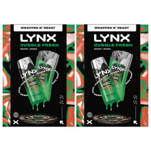 Load image into Gallery viewer, Lynx Jungle Fresh Gift Set Bodywash &amp; Body Spray Duo Energising Grooming Kit