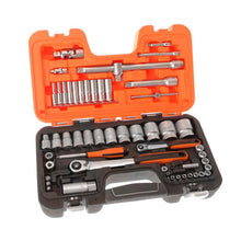 Load image into Gallery viewer, BAHCO S560 SOCKET SET 56PC 1/4IN &amp; 1/2SQDR