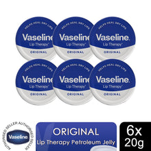 Load image into Gallery viewer, Vaseline Lip Balm Original 20g, 6 Pack Lip Therapy Moisturising Non Greasy Care
