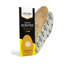 Load image into Gallery viewer, Crosby Unisex Foot Full-Length Insoles for Boots/Shoes/Footwear, Lemon Scented