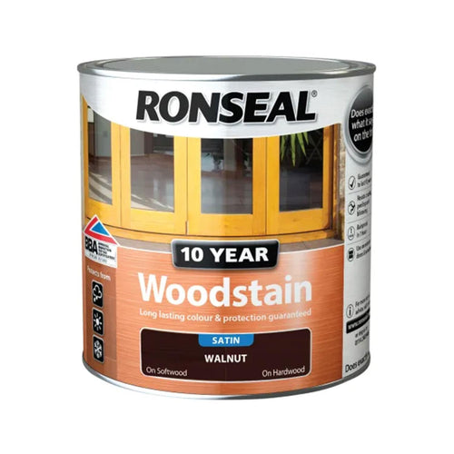 10 Year Woodstain Walnut 2.5 litre