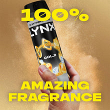 Load image into Gallery viewer, Lynx XL Gold Spray Anti-perspirant Deo AntiWhite Marks 72H Protection 200ml, 6Pk