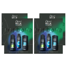 Load image into Gallery viewer, Dove Men+Care Restore Bodywash, Antiperspirant &amp; Shampoo Gift Set for Him