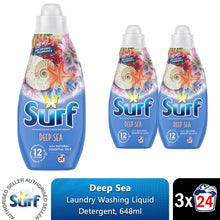 Load image into Gallery viewer, Surf Laundry Washing Liquid Detergent Deep Sea 1.94 Litre 72 Washes