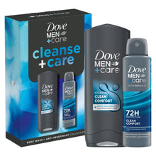 Load image into Gallery viewer, Dove Men+Care Gift Set Cleanse+Care Duo Bodywash &amp; Advanced Antiperspirant