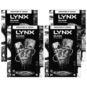 Lynx Black Gift Set for Men - Daily Grooming Duo with Fresh Scent & Skin Care