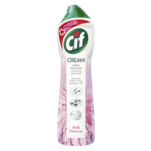 6pk Cif 100% Natural Cleaning Particles Pink Tuberose Creams, 500ml