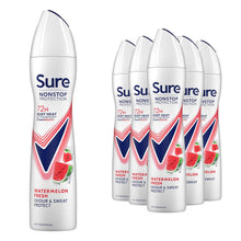 Load image into Gallery viewer, Sure Women Antiperspirant 72H Nonstop Protection Uplift&amp;Fresh Advance Deo, 6x250ml
