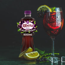 Load image into Gallery viewer, Ribena Blackcurrant Juice Drink Fat-Free Rich in Vitamin C, 12x500ml