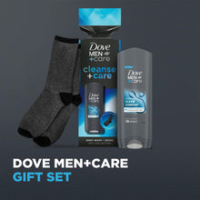Load image into Gallery viewer, Dove Men+Care Cleanse+Care Gift Set with Clean Comfort Bodywash &amp; Socks