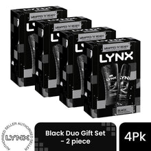 Load image into Gallery viewer, Lynx Black Duo Gift Set 2 piece, Choose Your Pack Size 1,2,3 or 4