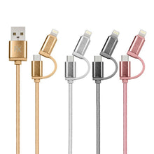 Load image into Gallery viewer, FX 2 in 1 Braided Charge &amp; Sync Cable - 2m : Space Grey