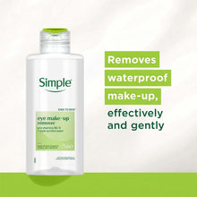 Load image into Gallery viewer, Simple Eye Make-Up Remover 125ml &amp; Remover Pads 3 Pack Bundle