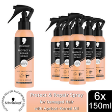Load image into Gallery viewer, Schwarzkopf Styling Protect &amp; Repair Spray 150ml Heat Defence Hair Care, 6 Pack