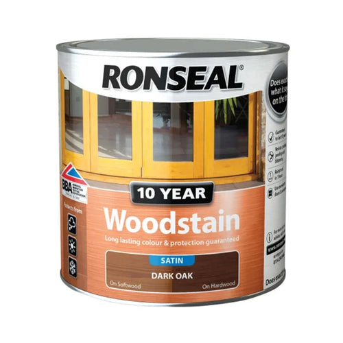10 Year Woodstain Dark Oak 2.5 litre