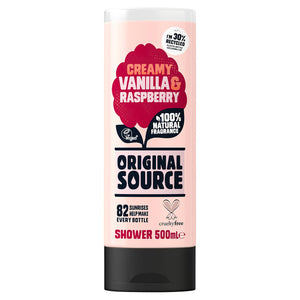 Original Source Vegan Shower Gel with 100% natural Fragrance 500ml, 6 Pack