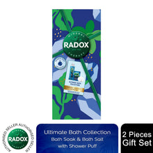 Load image into Gallery viewer, Radox Ultimate Bath Collection 2 Pieces Gift Set for Her with Shower Puff