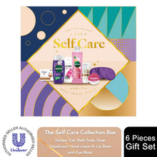 Load image into Gallery viewer, The Self Care Collection Box 6pcs Multi-Branded Gift Set for Her with Eye Mask
