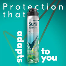Load image into Gallery viewer, Sure Men Nonstop Protection Antiperspirant Deo Aerosol Iced Lemon&amp;Sage 250ml,6PK