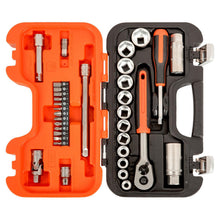 Load image into Gallery viewer, BAHCO S330 SOCKET SET 34PC MM 1/4 &amp; 3/8SD