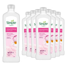 Load image into Gallery viewer, 12x Simple Kind to Skin Nourishing Bath Soak w/ Chamomile Oil Sensitive Skin, 1L