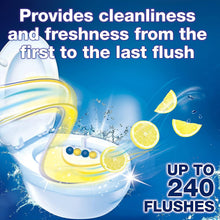 Load image into Gallery viewer, Bloo Power Active Toilet Rim Block Lemon Anti-Limescale 3 x 50g 10 packs