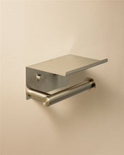 Load image into Gallery viewer, COSMIC Architect Toilet Roll Holder w/ Cover | Matte Steel | Wall Mount