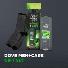Load image into Gallery viewer, Dove Men+Care Gift Set Refresh+Care Extra Fresh Body Wash &amp; Socks 1 Piece