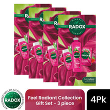 Load image into Gallery viewer, RADOX Feel Radiant Collection Gift Set 3 piece, Choose your pack 1,2,3 or 4