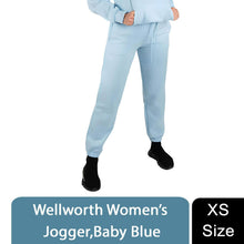 Load image into Gallery viewer, Wellworth Womens Baby Blue Joggers Size XS Soft Cozy Loungewear Bottoms