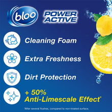 Load image into Gallery viewer, Bloo Toilet Rim Blocks Colour Active+ Lemon for Anti-Limescale Effect, 6 Pack