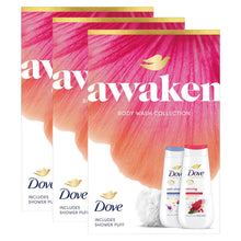 Load image into Gallery viewer, Dove Awaken Duo Advance Gift Set with Revive &amp; Anti Stress Bodywash 225ml