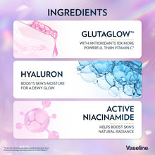 Load image into Gallery viewer, Vaseline Body Lotion Gluta-Hya Dewy Radiance Serum Burst Skin Care 200ml, 6 Pack